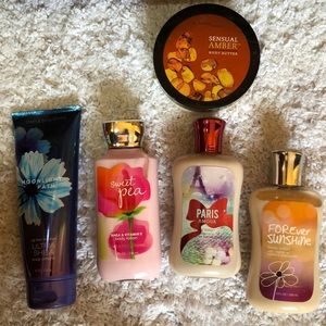 Bundle of Bath & Body works lotions